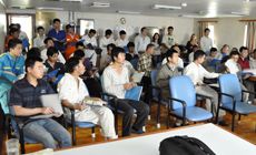 Tripulação chinesa da draga é formada por 38 pessoas